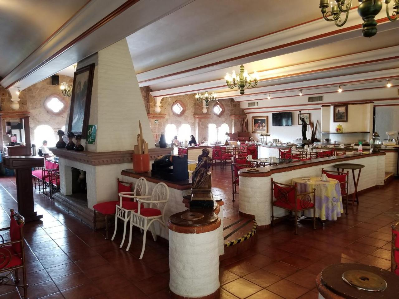 Gran Hotel Hacienda De La Noria Aguascalientes Exterior foto Interior of the restaurant